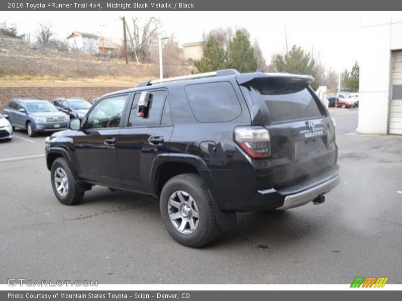 Midnight Black Metallic / Black 2016 Toyota 4Runner Trail 4x4