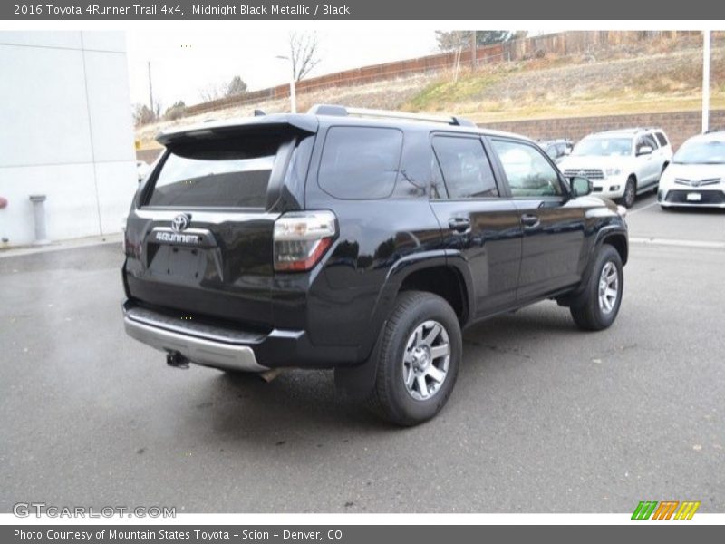 Midnight Black Metallic / Black 2016 Toyota 4Runner Trail 4x4