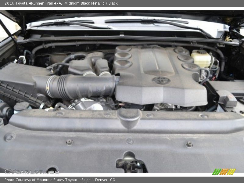 Midnight Black Metallic / Black 2016 Toyota 4Runner Trail 4x4