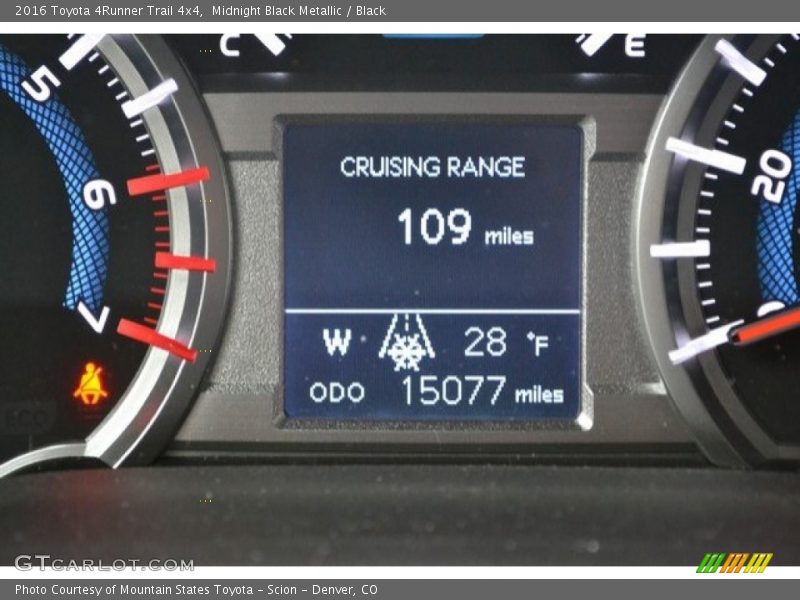 Midnight Black Metallic / Black 2016 Toyota 4Runner Trail 4x4