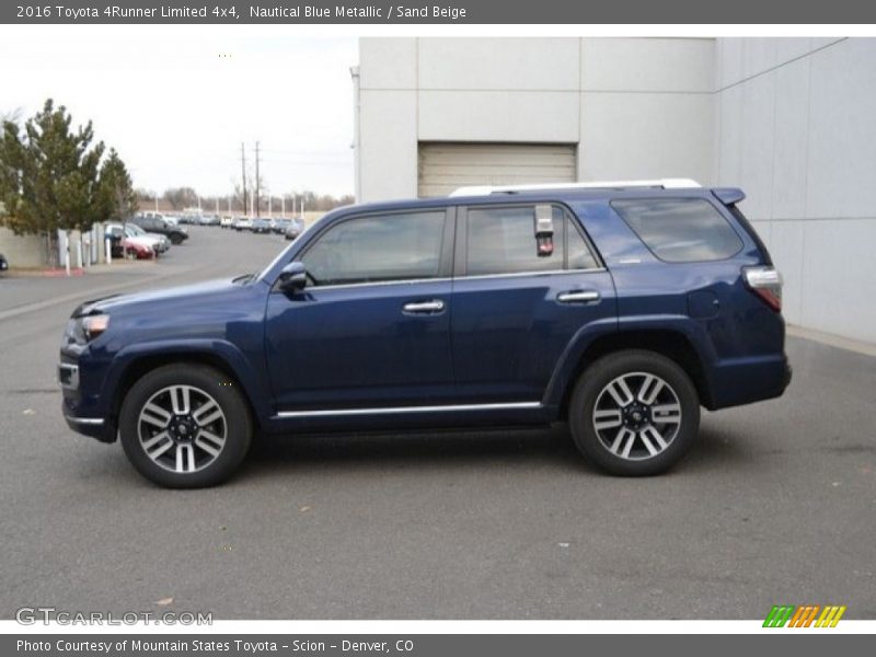 Nautical Blue Metallic / Sand Beige 2016 Toyota 4Runner Limited 4x4