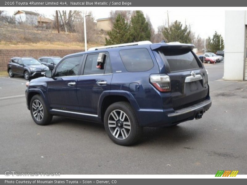Nautical Blue Metallic / Sand Beige 2016 Toyota 4Runner Limited 4x4