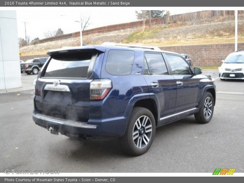 Nautical Blue Metallic / Sand Beige 2016 Toyota 4Runner Limited 4x4