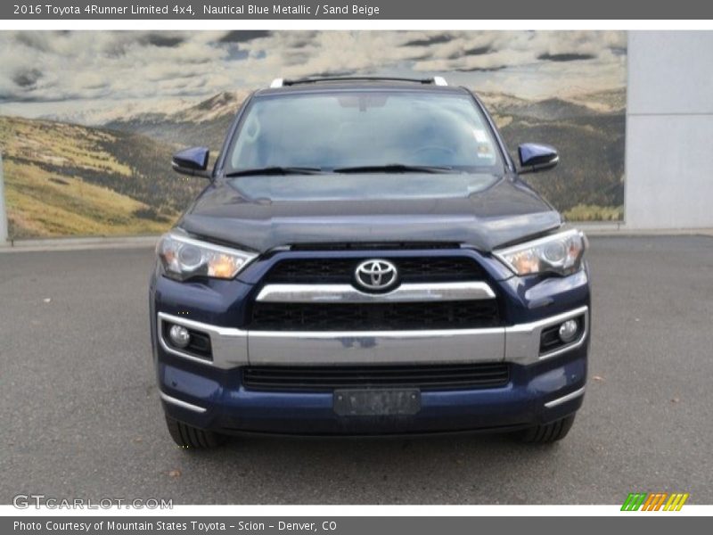 Nautical Blue Metallic / Sand Beige 2016 Toyota 4Runner Limited 4x4
