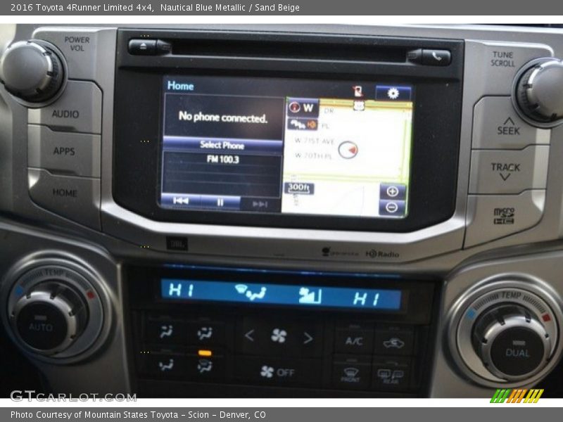 Nautical Blue Metallic / Sand Beige 2016 Toyota 4Runner Limited 4x4