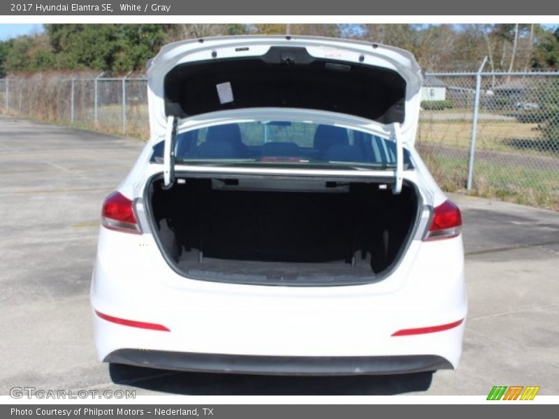 White / Gray 2017 Hyundai Elantra SE