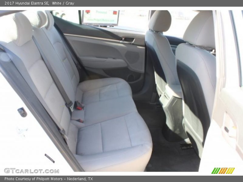 White / Gray 2017 Hyundai Elantra SE