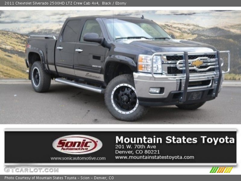 Black / Ebony 2011 Chevrolet Silverado 2500HD LTZ Crew Cab 4x4