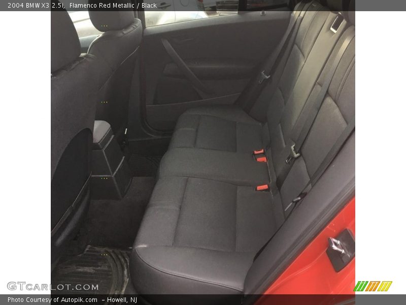 Flamenco Red Metallic / Black 2004 BMW X3 2.5i