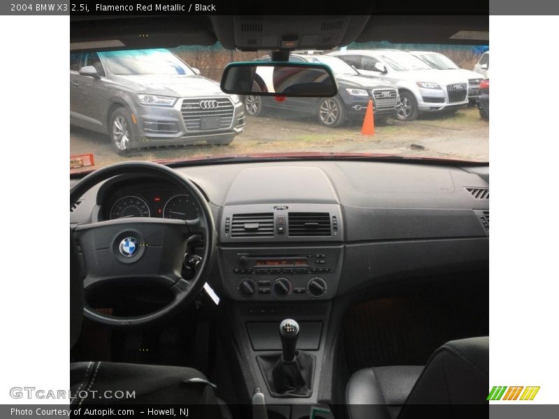 Flamenco Red Metallic / Black 2004 BMW X3 2.5i