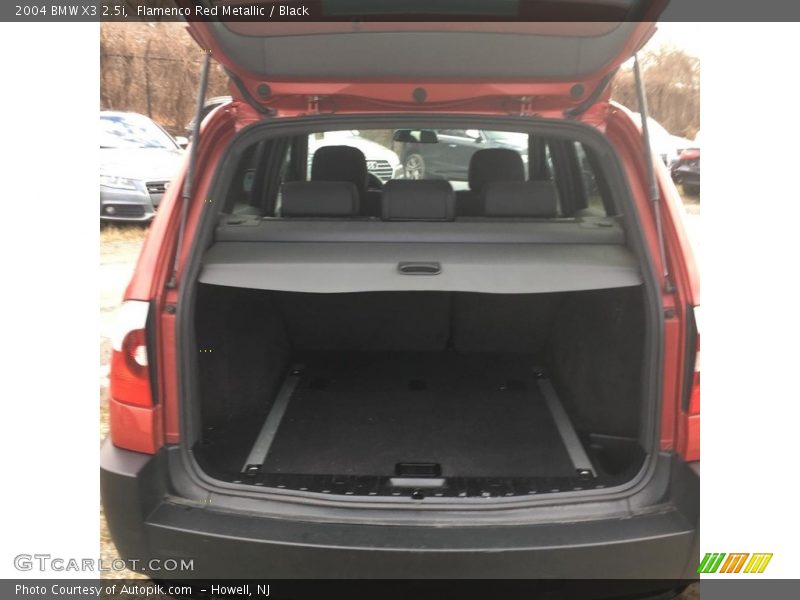 Flamenco Red Metallic / Black 2004 BMW X3 2.5i