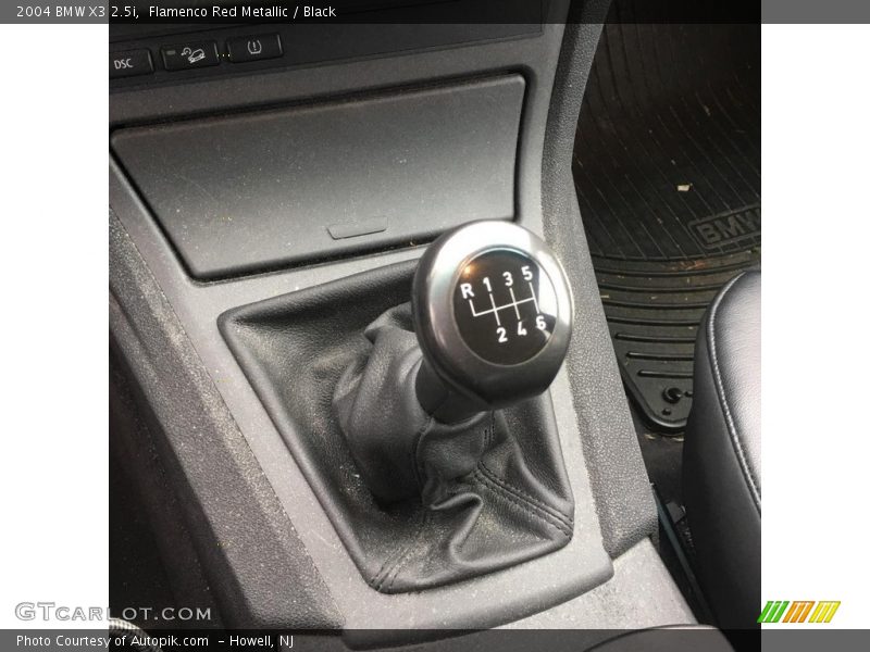 Flamenco Red Metallic / Black 2004 BMW X3 2.5i