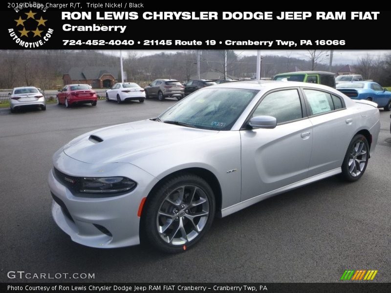 Triple Nickel / Black 2019 Dodge Charger R/T