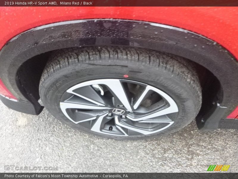 Milano Red / Black 2019 Honda HR-V Sport AWD