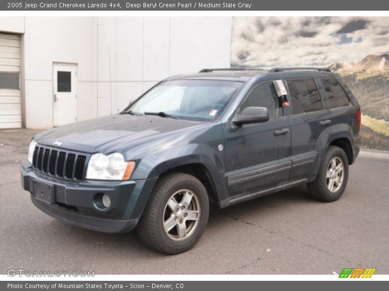 Deep Beryl Green Pearl / Medium Slate Gray 2005 Jeep Grand Cherokee Laredo 4x4