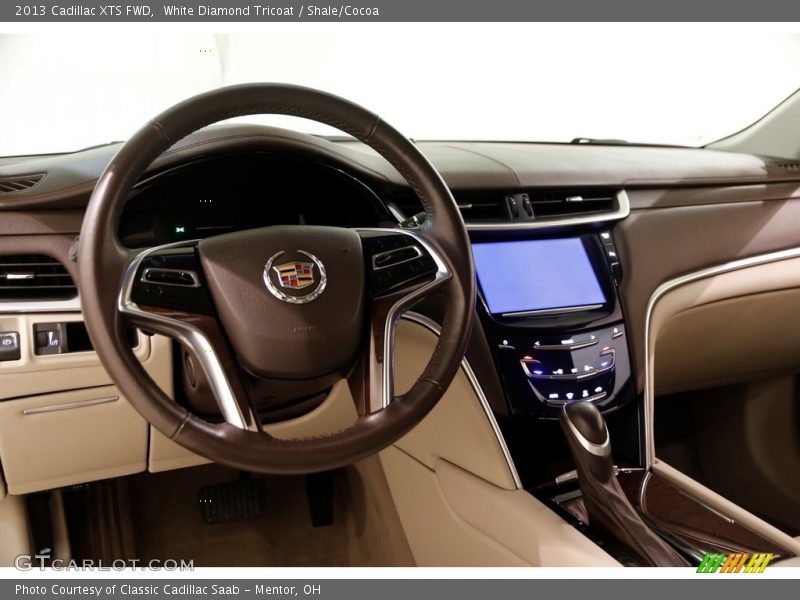 White Diamond Tricoat / Shale/Cocoa 2013 Cadillac XTS FWD