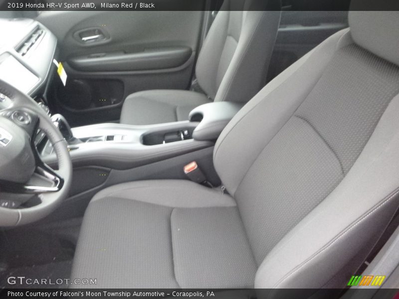Milano Red / Black 2019 Honda HR-V Sport AWD