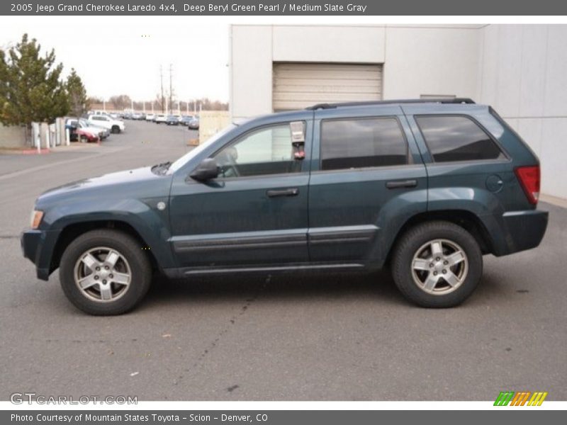 Deep Beryl Green Pearl / Medium Slate Gray 2005 Jeep Grand Cherokee Laredo 4x4