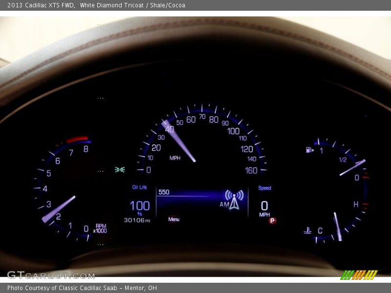 White Diamond Tricoat / Shale/Cocoa 2013 Cadillac XTS FWD