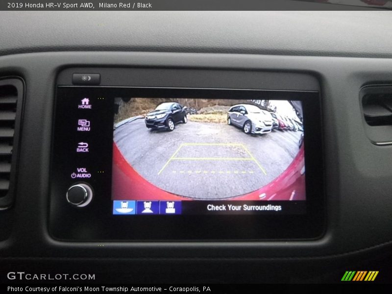 Milano Red / Black 2019 Honda HR-V Sport AWD