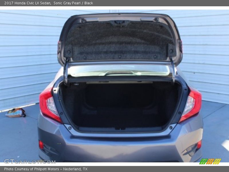 Sonic Gray Pearl / Black 2017 Honda Civic LX Sedan