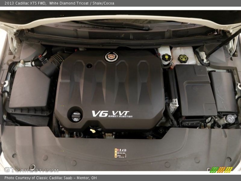 White Diamond Tricoat / Shale/Cocoa 2013 Cadillac XTS FWD