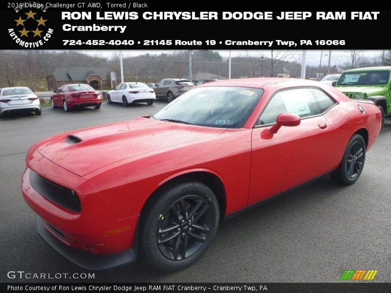 Torred / Black 2019 Dodge Challenger GT AWD