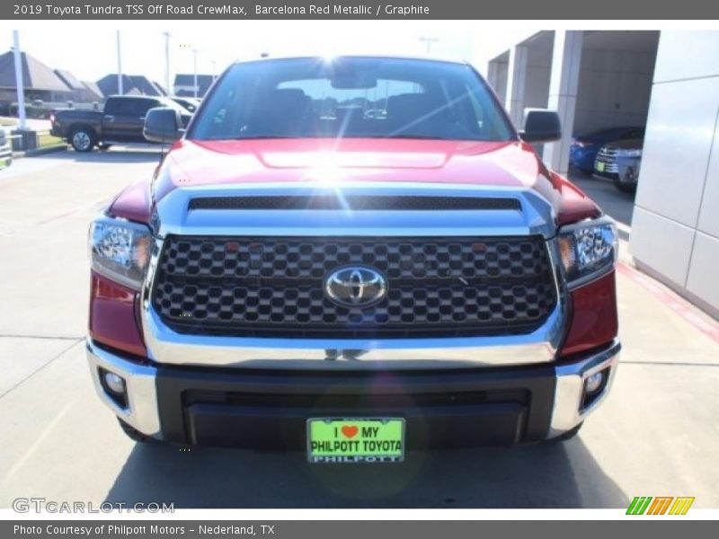 Barcelona Red Metallic / Graphite 2019 Toyota Tundra TSS Off Road CrewMax