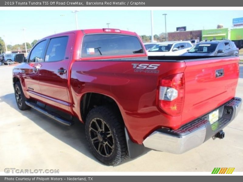 Barcelona Red Metallic / Graphite 2019 Toyota Tundra TSS Off Road CrewMax