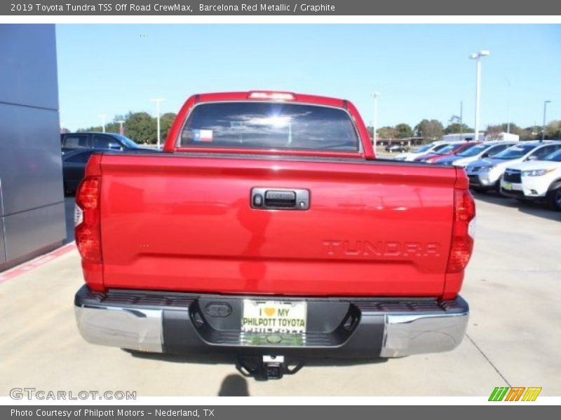Barcelona Red Metallic / Graphite 2019 Toyota Tundra TSS Off Road CrewMax