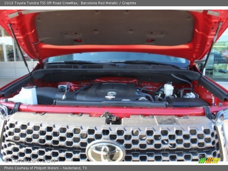 Barcelona Red Metallic / Graphite 2019 Toyota Tundra TSS Off Road CrewMax