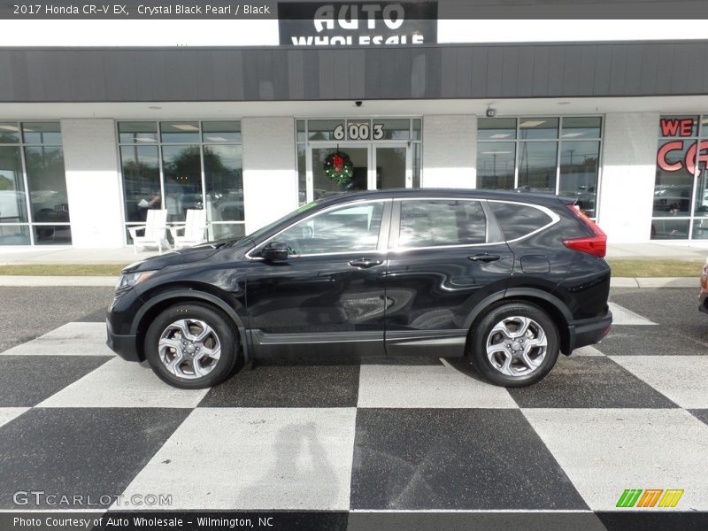 Crystal Black Pearl / Black 2017 Honda CR-V EX