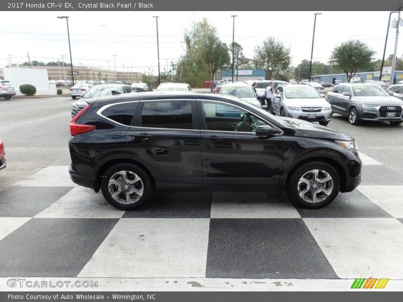 Crystal Black Pearl / Black 2017 Honda CR-V EX
