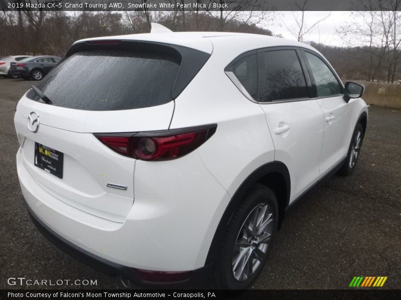 Snowflake White Pearl Mica / Black 2019 Mazda CX-5 Grand Touring AWD