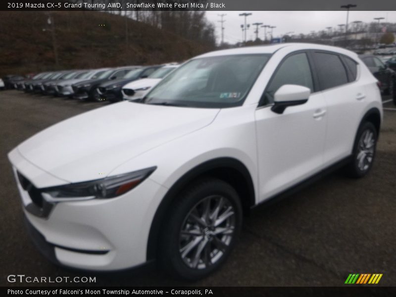 Snowflake White Pearl Mica / Black 2019 Mazda CX-5 Grand Touring AWD