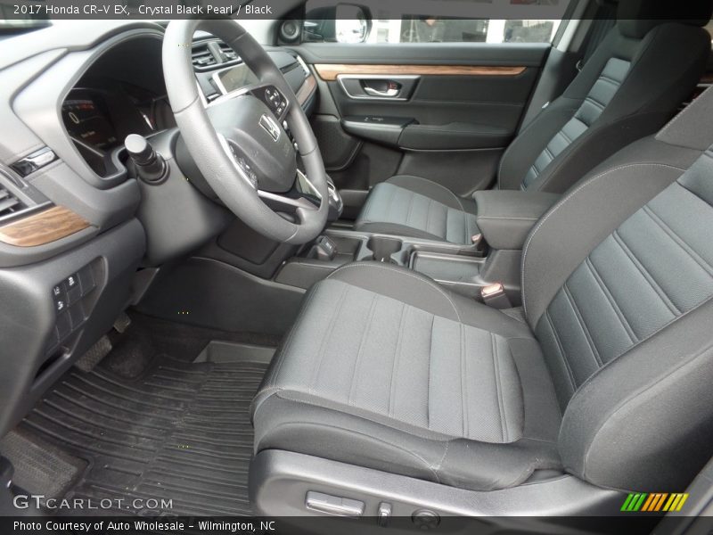 Crystal Black Pearl / Black 2017 Honda CR-V EX