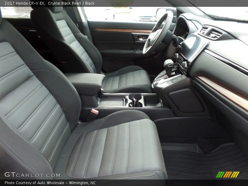 Crystal Black Pearl / Black 2017 Honda CR-V EX