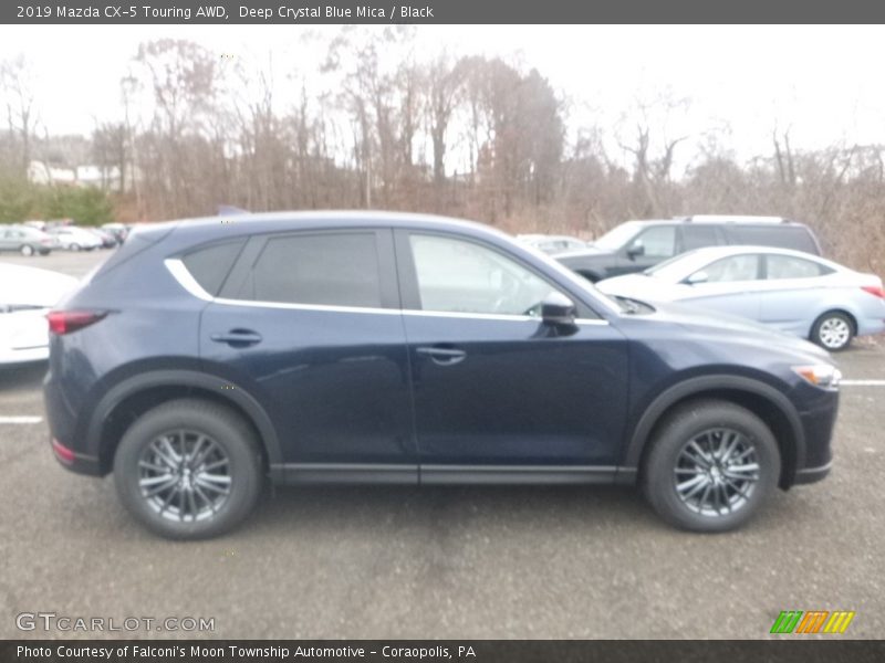 Deep Crystal Blue Mica / Black 2019 Mazda CX-5 Touring AWD