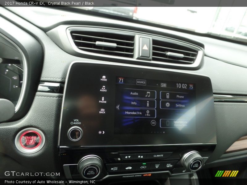 Crystal Black Pearl / Black 2017 Honda CR-V EX