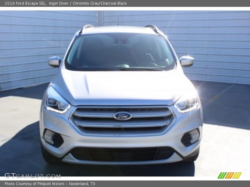 Ingot Silver / Chromite Gray/Charcoal Black 2019 Ford Escape SEL
