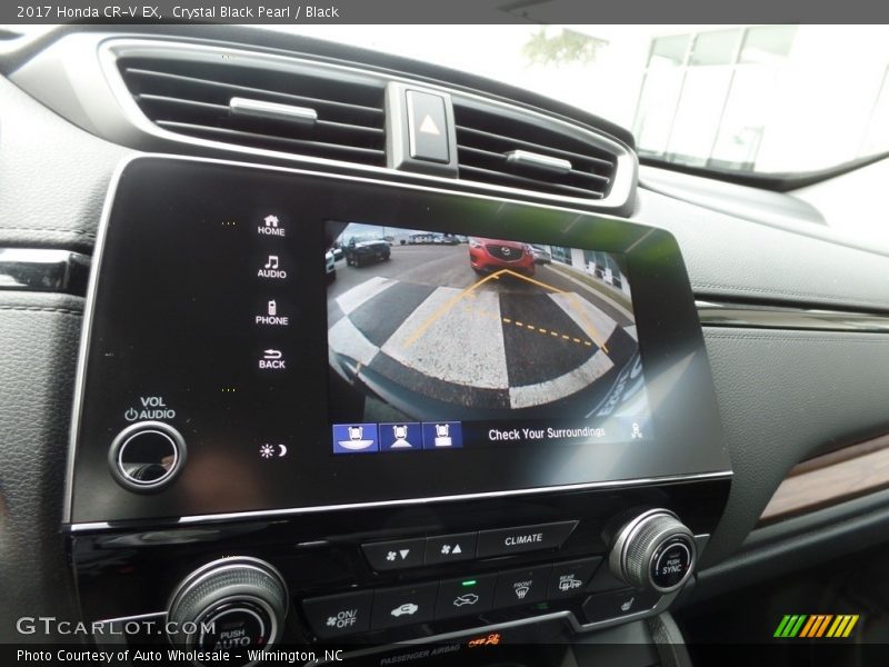 Crystal Black Pearl / Black 2017 Honda CR-V EX