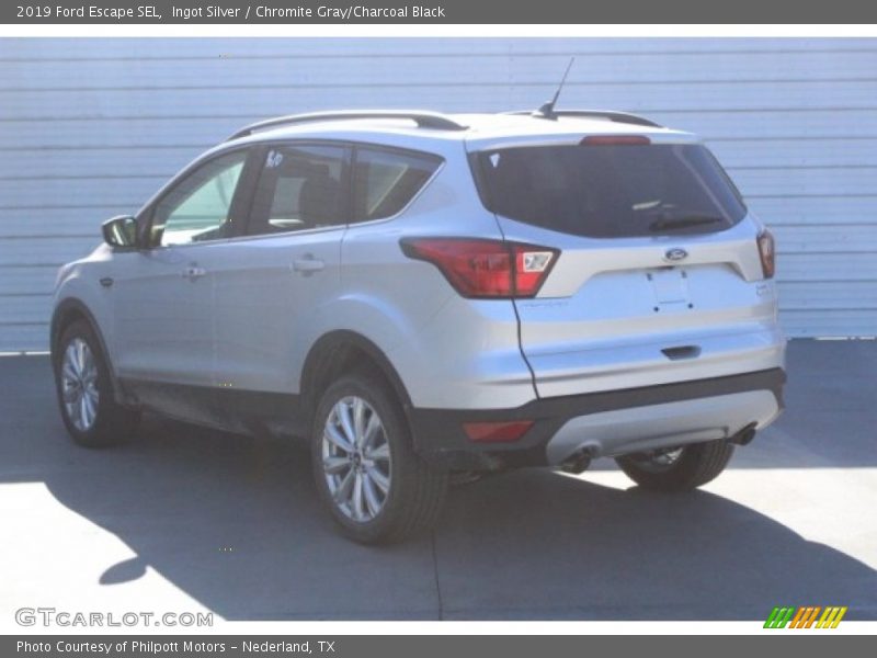 Ingot Silver / Chromite Gray/Charcoal Black 2019 Ford Escape SEL