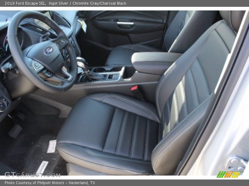 Ingot Silver / Chromite Gray/Charcoal Black 2019 Ford Escape SEL