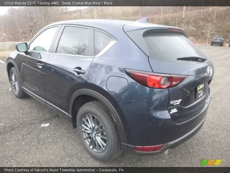 Deep Crystal Blue Mica / Black 2019 Mazda CX-5 Touring AWD