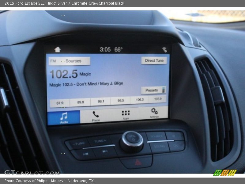 Ingot Silver / Chromite Gray/Charcoal Black 2019 Ford Escape SEL