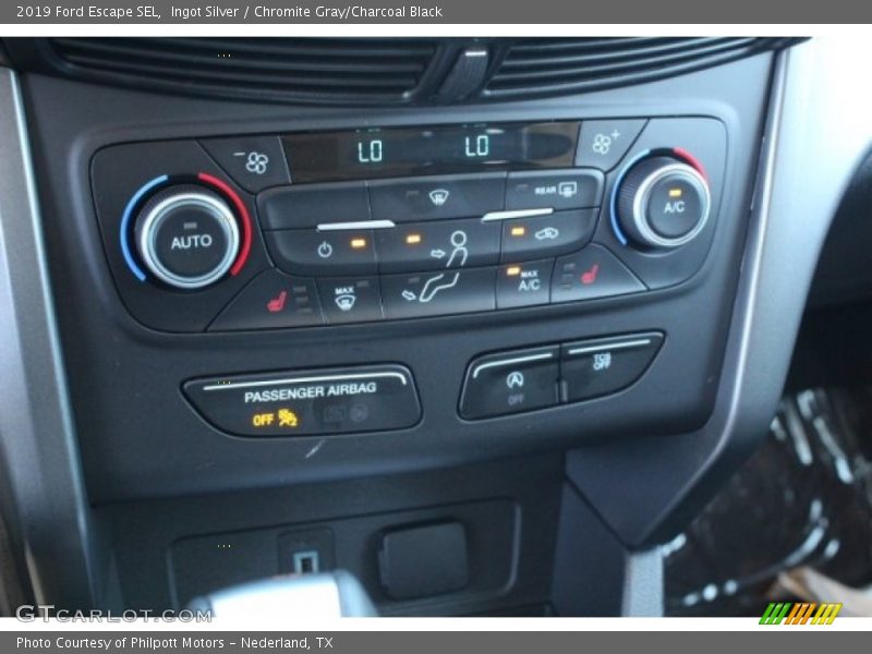 Ingot Silver / Chromite Gray/Charcoal Black 2019 Ford Escape SEL