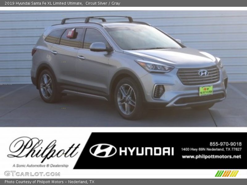 Circuit Silver / Gray 2019 Hyundai Santa Fe XL Limited Ultimate