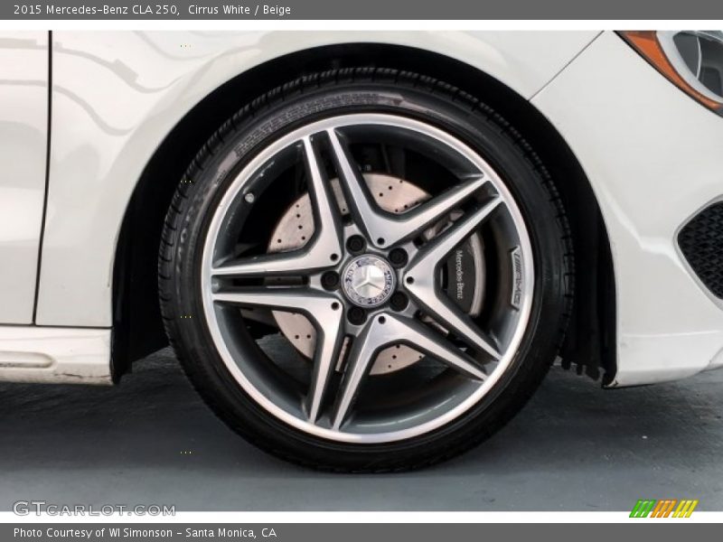 Cirrus White / Beige 2015 Mercedes-Benz CLA 250