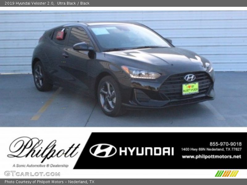 Ultra Black / Black 2019 Hyundai Veloster 2.0