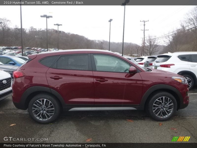 Gemstone Red / Black 2019 Hyundai Tucson SEL AWD